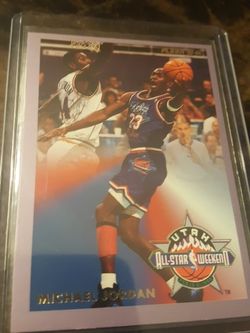Michael Jordan All Star Insert Card
