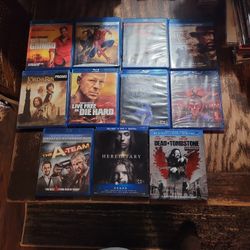 11 Blu-ray DVD 2 New / 7 Used