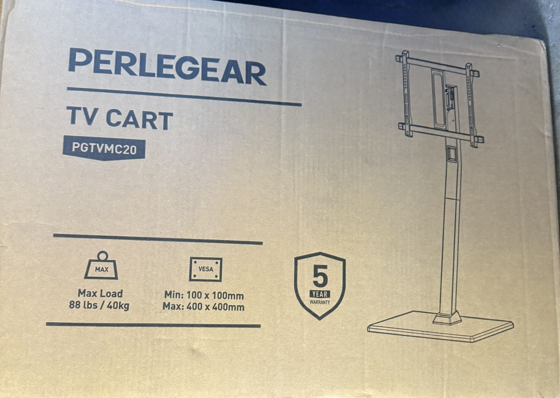 NEW Flatscreen TV cart, Tilt/Swivel