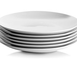 Simply White Coupe Food Plate Set