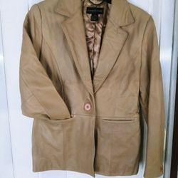 Real Leather Jacket Light Brown Classics entier