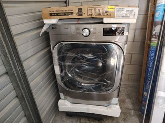 Dryer mega electric large 9.0 cu ft dryer stackable vented sensor dry LG ThinQ