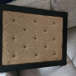 Burlap Bulliten Board