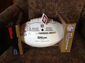 Andre Tippett Autographed Football