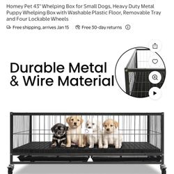 Homey Pet whelping box New 