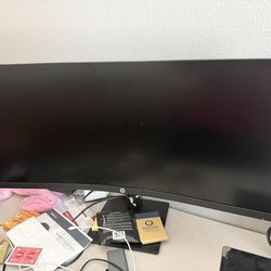 HP 34 inch Curved Monitor barely used