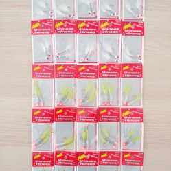 25 Packs Arkie Lures Original Shineee Hineee Jig - Size 1/16 oz - Fishing Lures
