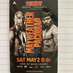Mayweather Pacquiao Mgm Grand Hotel Key Card