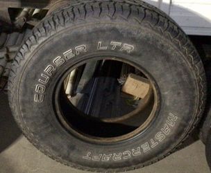 One (1) 31/10.5 R15 LT USED Mastercraft Courser LTR Tire - 75 