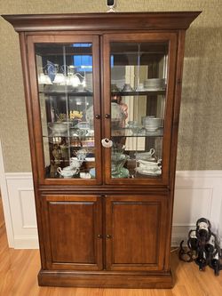 dining table and hutch