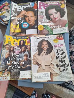 People magazines.