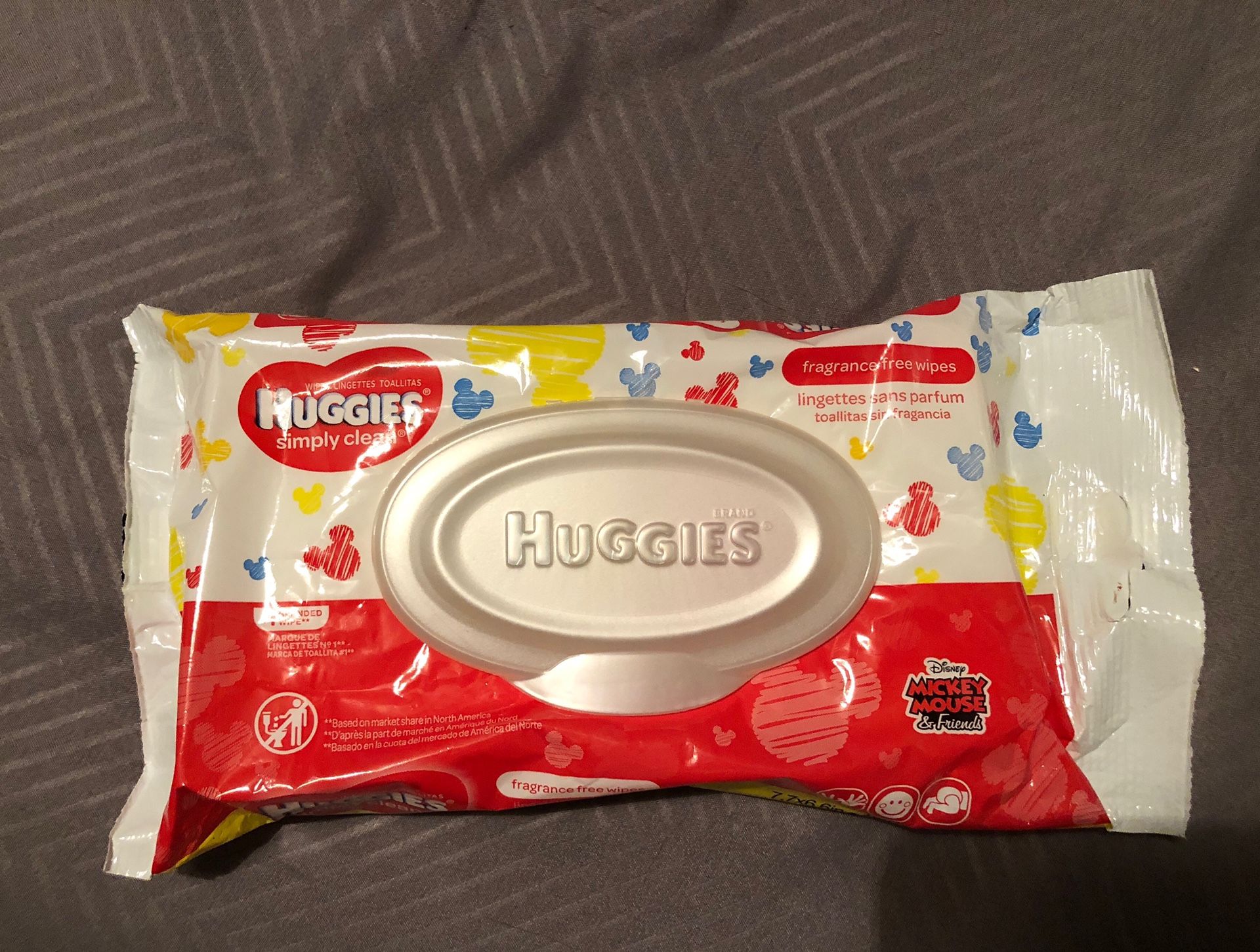 $1 - Huggies simply clean wipes - 1 pack