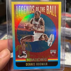 Dennis Rodman NBA Hoops Insert Basketball Card