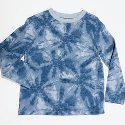Old Navy Blue on Blue Tye-Dye Long Sleeve Shirt Boys 5T, SMOKE FREE!