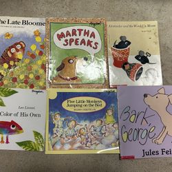 Children's fictional books lot of 6