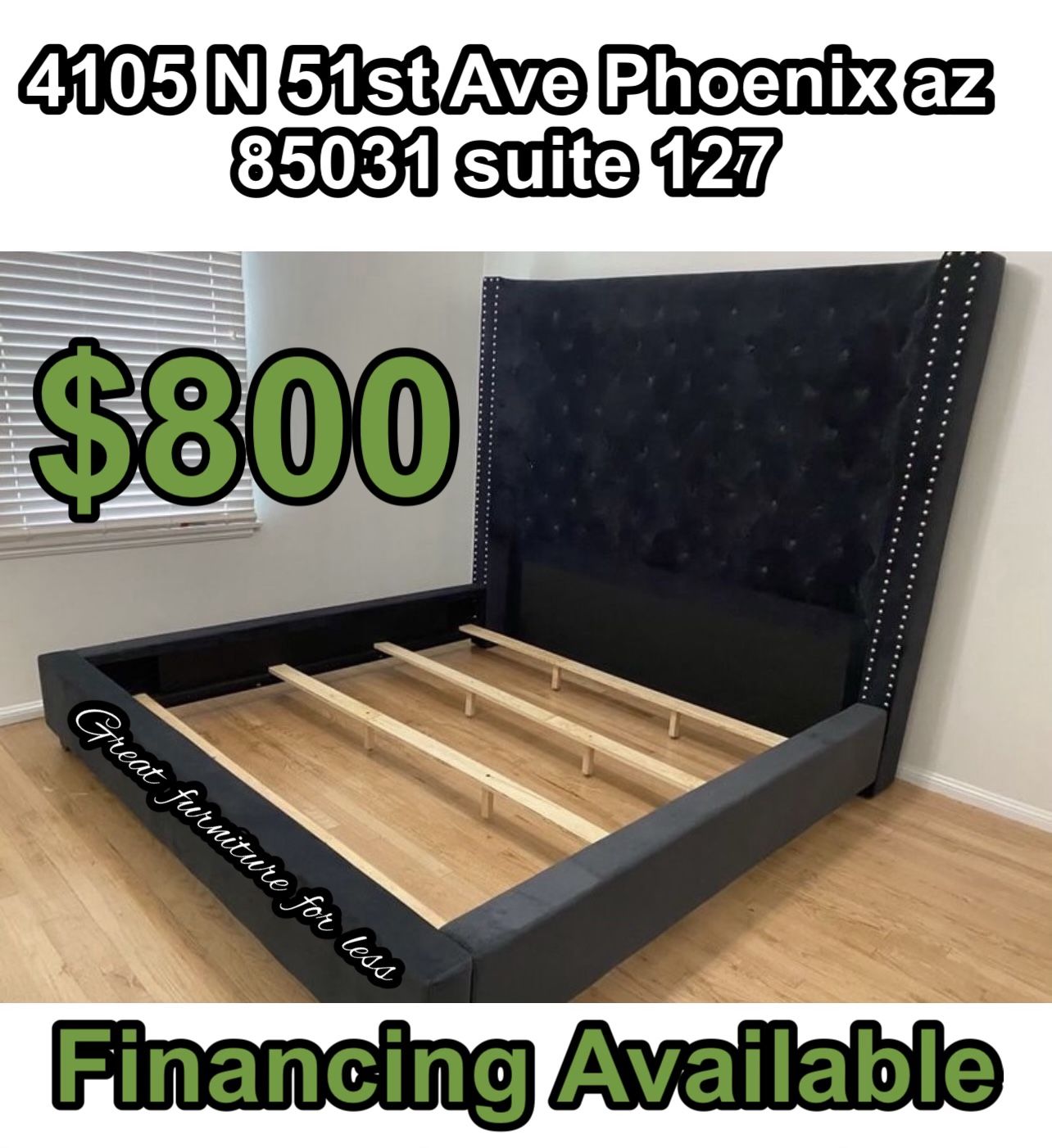 King Size Bed Frame Brand New