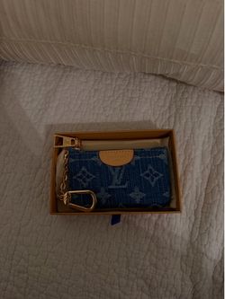 lv denim card/wallet