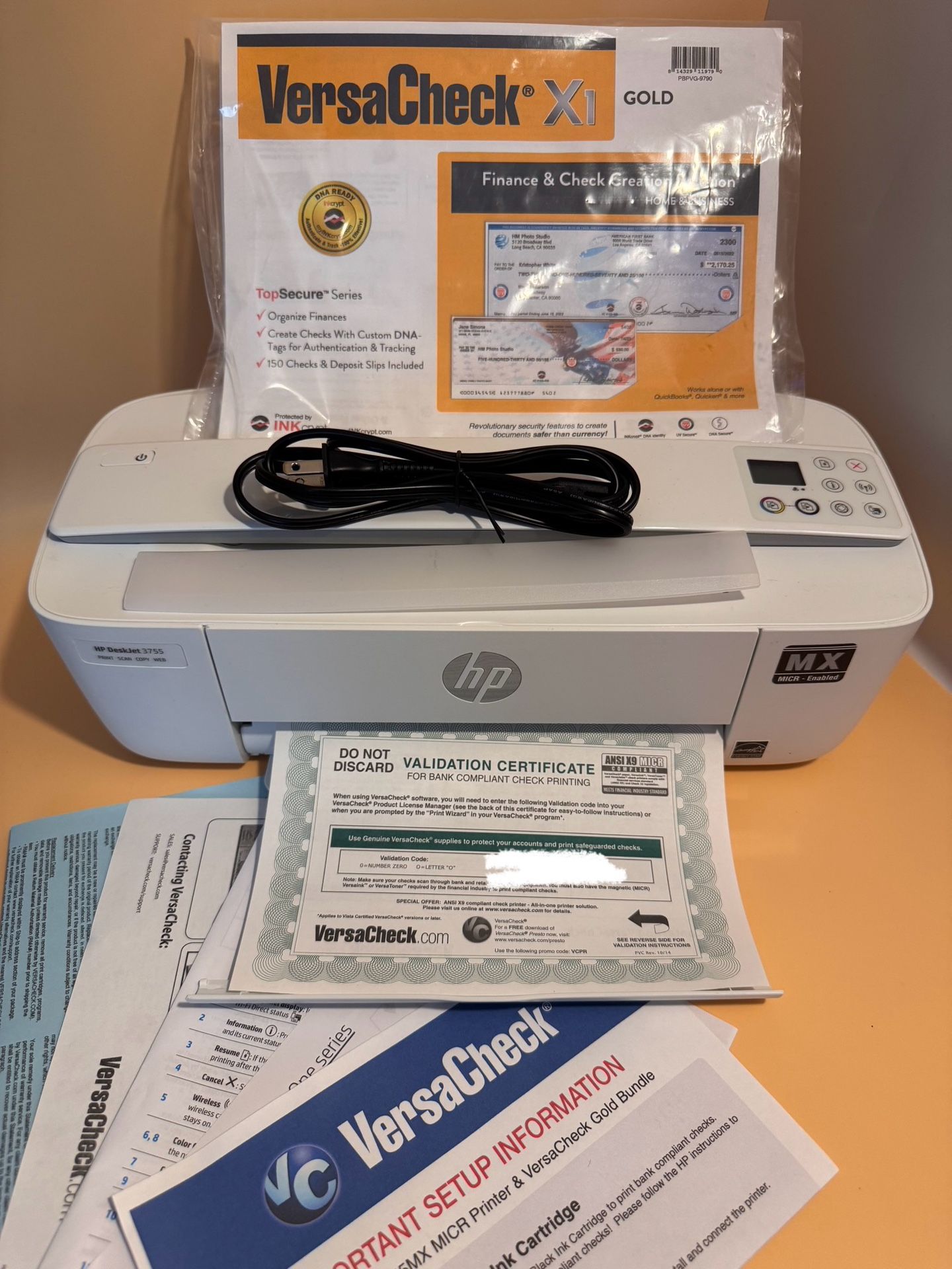 White 3755 Mx Micr Versa check printer