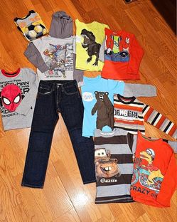 Boys 6-7yo Brand New Jeans + Long Sleeves 