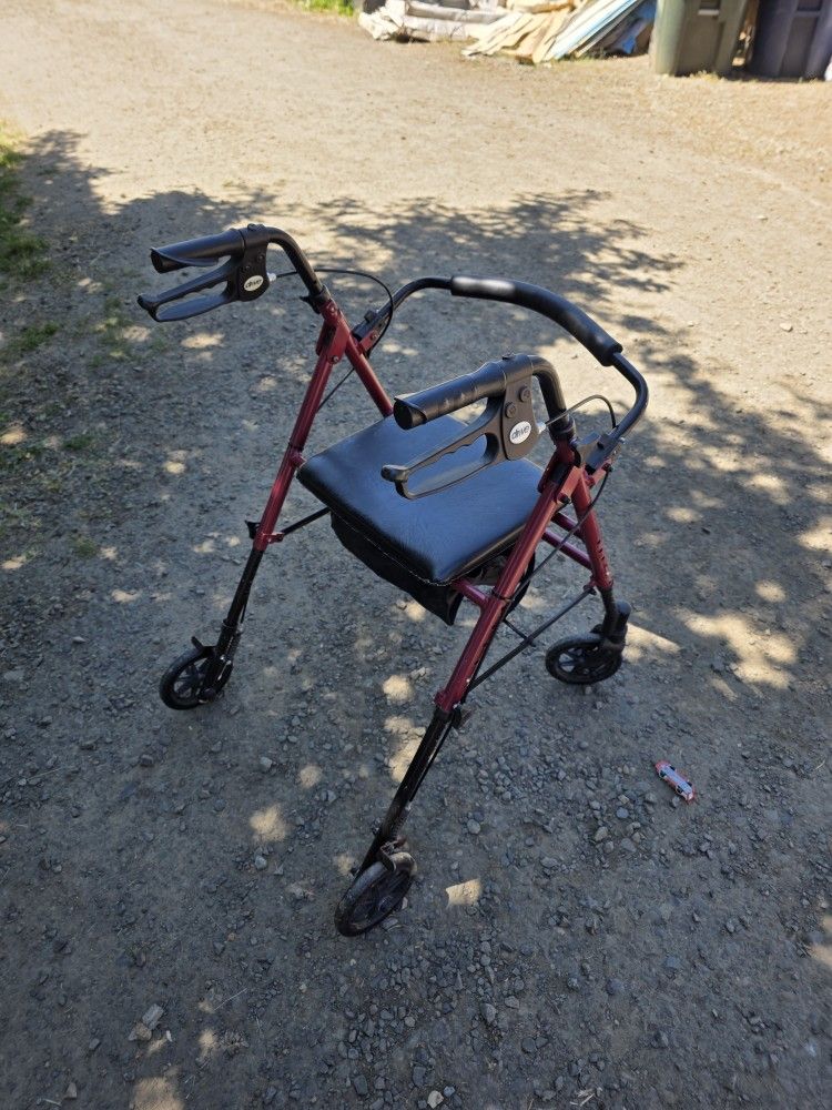 Walker With Seat