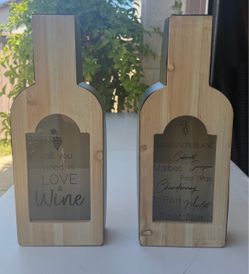 Wine cork holders size 7x18. 5.00 each they can hang on wall or sit on counter