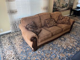 Brown sofa