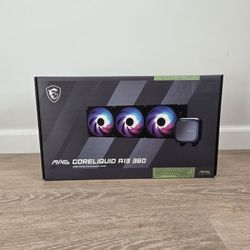 MSI MAG CoreLiquid A13 360 AIO ARGB CPU Liquid Cooler – Black