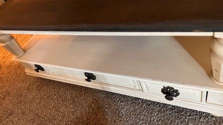 Heavy coffee table - solid real wood.