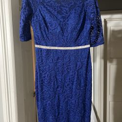 Blue Lace Dress