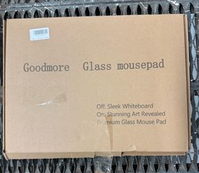 Goodmore Tempered Glass Gaming Mouse Pad