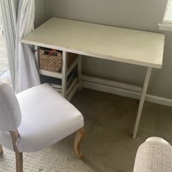 French Antique Style Chair And Office Table