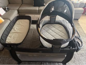 Graco Pack n Play Dome LX Playard with Baby Bassinet