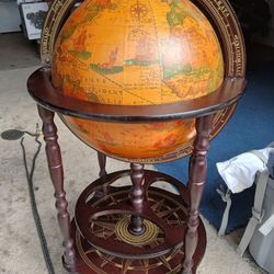 Vintage Globe Dry Bar 