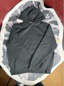Size M black essentials hoodie