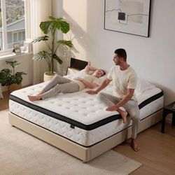 King 12”Hybrid Memory Foam + Individual Pocket Springs-Medium Firmness $220
