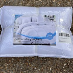 Twin Bed White Comforter