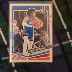 Jalen Williams Donruss #76