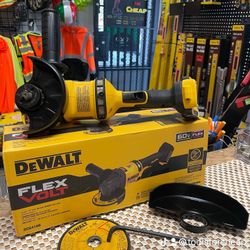 DEWALT FLEXVOLT 60V MAX Cordless Brushless 4.5 in. to 6 in. Small Angle Grinder with Kickback Brake (Tool Only) $279