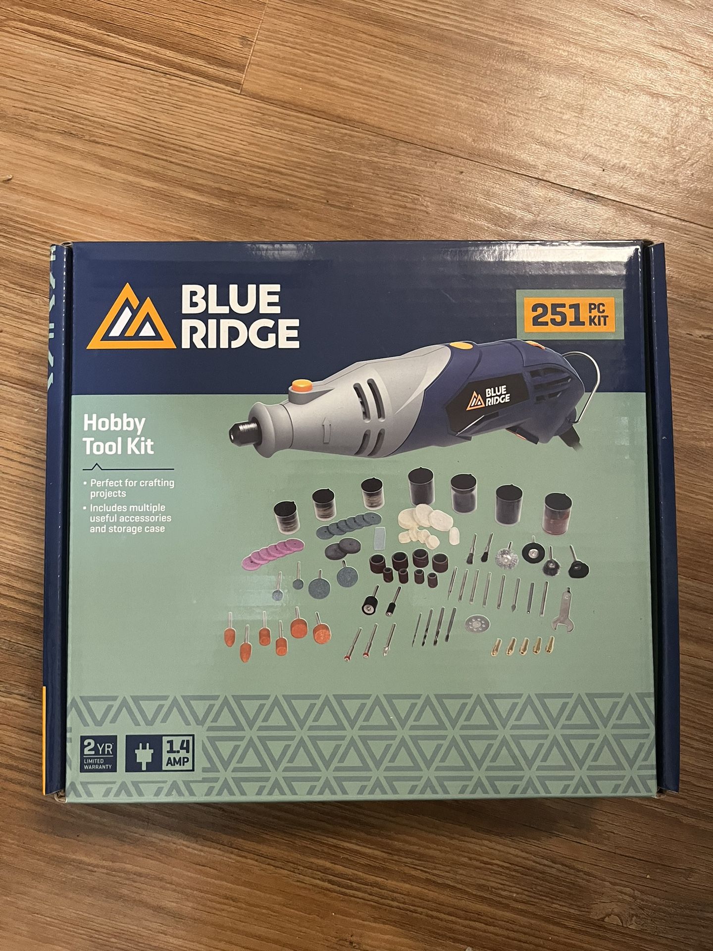 Blue Ridge Tools 251 Piece Hobby Tool Kit electronic multi-tool set for crafting and engraving 120V