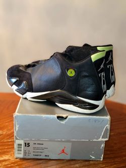 Nike Air Jordan XIV 14 "Indiglo" Mid 1999 OG Original Pair - Size 15