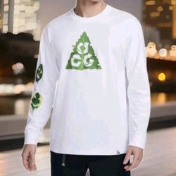Nike ACG Long Sleeve Ants T-Shirt Summit White HJ0802-121 Men's Size M NWT