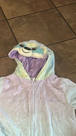 Sloth Animal Onesie Zip-Up Costume