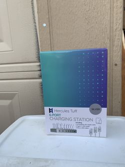 Hercules Tuff 6-port Charging Station SILVER
