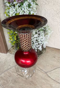 Glass Birdbath