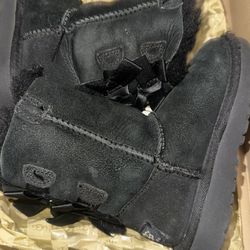 Kids Size 8 Black Ugg Boots