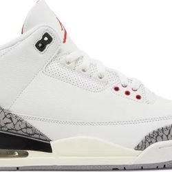 Jordan retro 3 white cement Size: 4.5 M/ 6 W