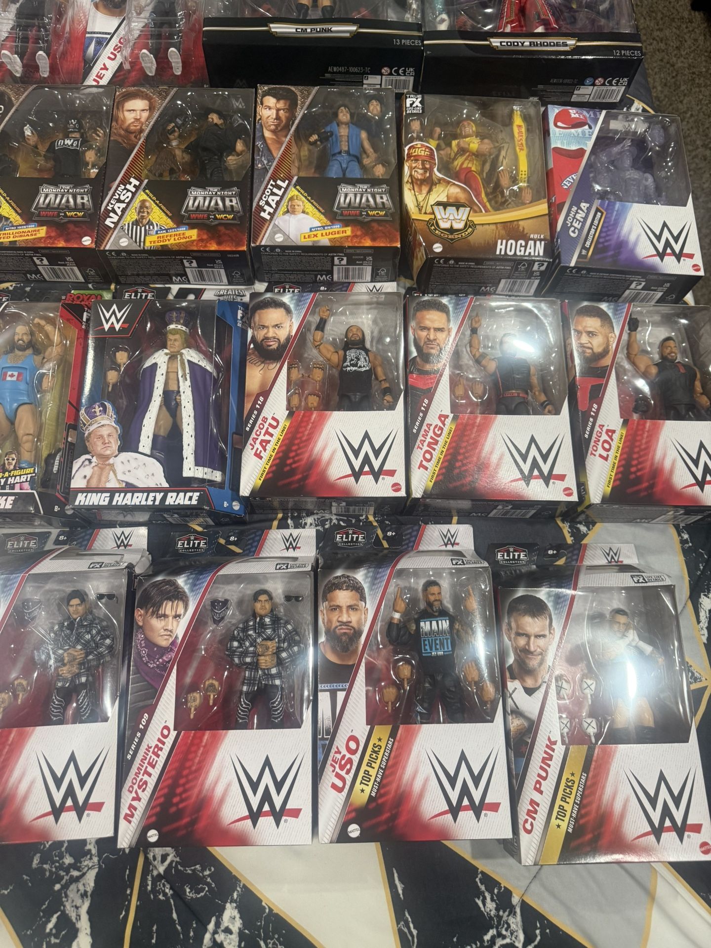 WWE AEW LOT HAUL EVERYTHING AVAILABLE ON MY PAGE *CHECK MY PAGE* READ DESCRIPTION PLEASE