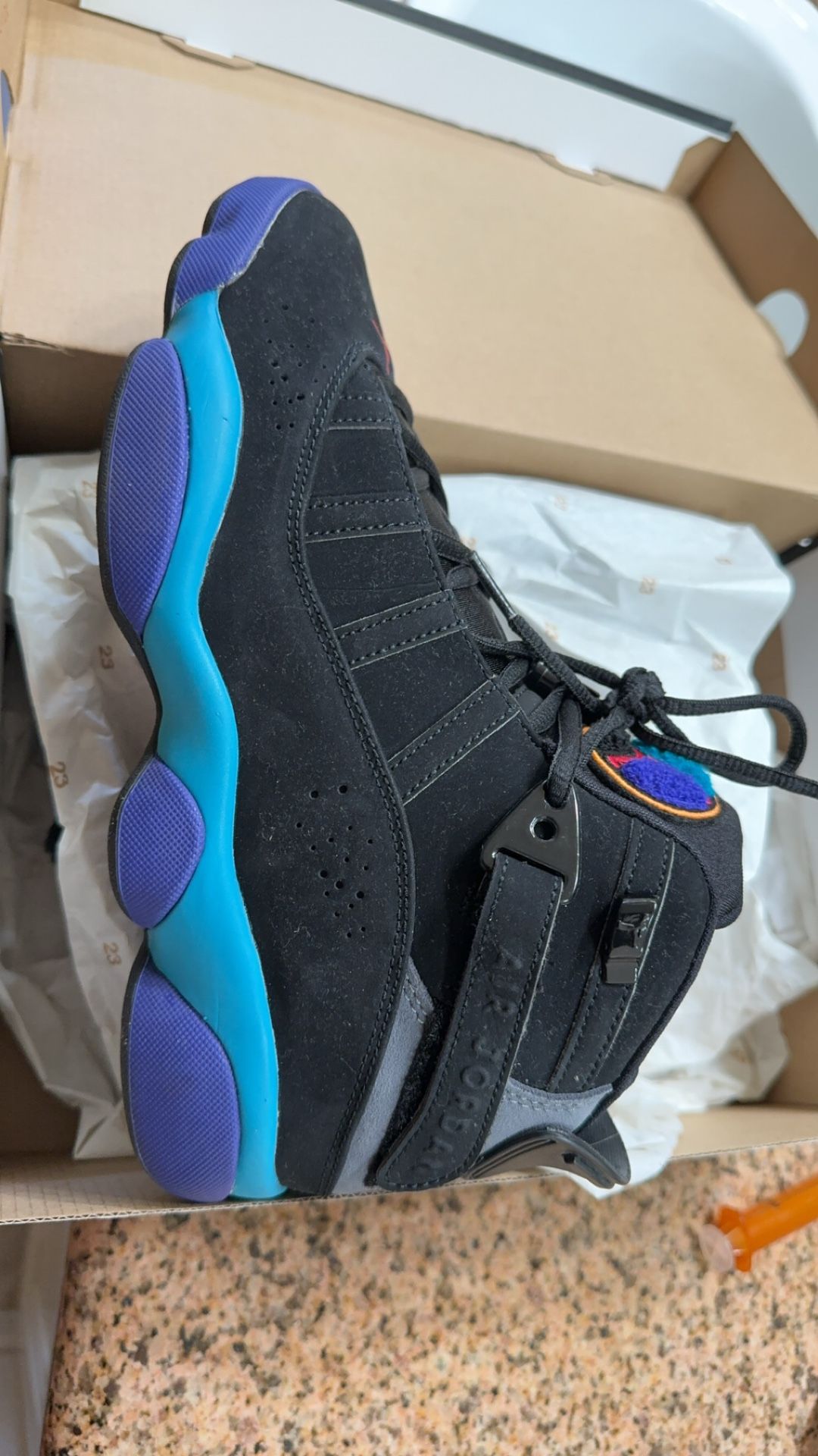 Jordan 6 Rings Aquas