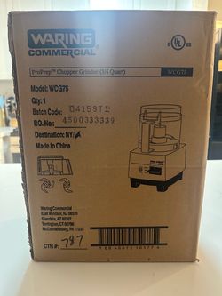 Waring Commercial ProPrep Chopper Grinder WCG75