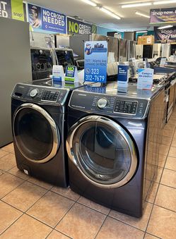 Samsung Frontload Washer and Gas dryer set